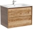Подвесная тумба Sancos Marmi 2.0 690x445x520 с двумя ящиками оснащенными доводчиками скрытого монтажа, дуб чарльстон, арт. MR2.070ECH 1
