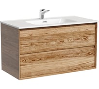 Подвесная тумба Sancos Marmi 2.0 890x445x520 с двумя ящиками оснащенными доводчиками скрытого монтажа, дуб чарльстон, арт. MR2.090ECH