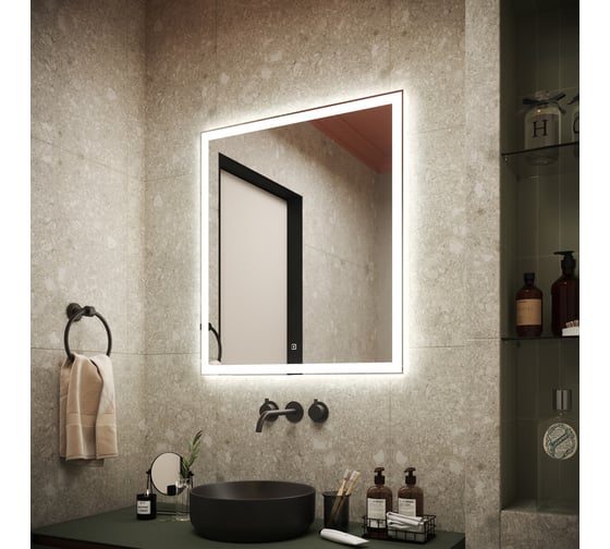 Зеркало для ванной комнаты Sancos City 700x800 c подсветкой, арт. CI700