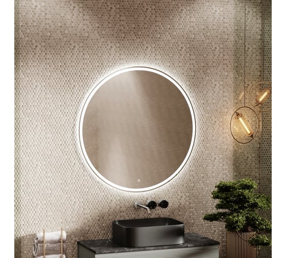 Зеркало для ванной комнаты Sancos Bella D1200 c подсветкой, арт. BE1200