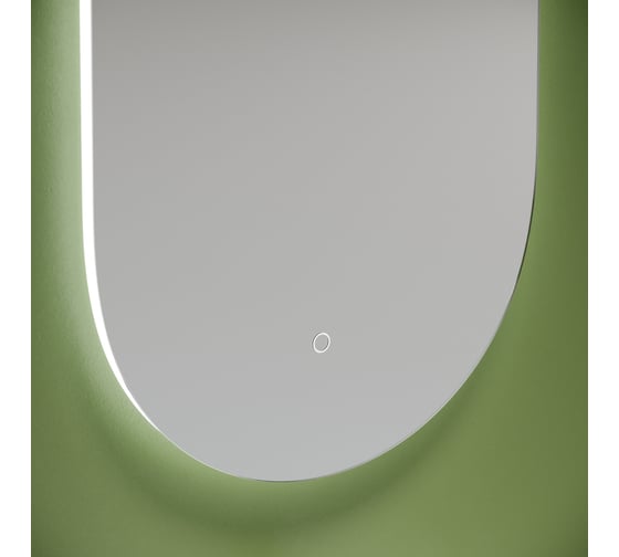 Зеркало для ванной комнаты Sancos Oval, фоновая подсветка 550x1050 с сенсорным управлением на прикосновение, арт. OV55C