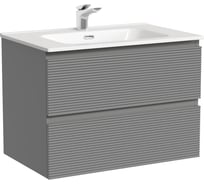 Тумба подвесная Sancos Folk 690x445x500, 2 ящика с доводчиками, Ergraut soft, FL70ES