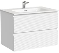 Тумба подвесная Sancos Folk 690x445x500, 2 ящика с доводчиками, Bianco, FL70W
