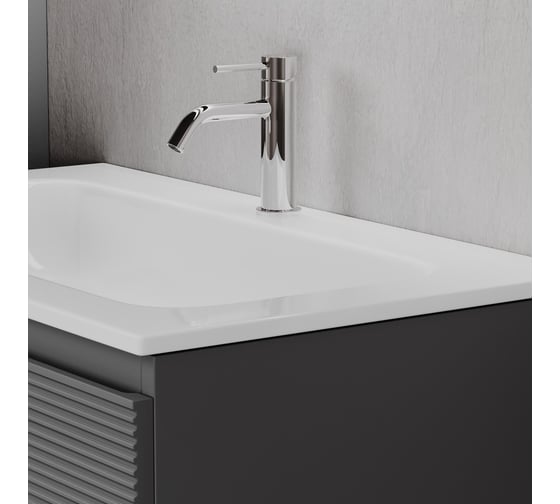 Тумба подвесная Sancos Folk 790x445x500, 2 ящика с доводчиками, Grey soft, FL80GS