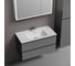 Тумба подвесная Sancos Folk 890x445x500, 2 ящика с доводчиками, Grey soft, FL90GS 4
