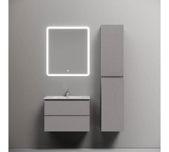 Тумба подвесная Sancos Snob R 690x445x500, 2 ящика с доводчиками, Doha Soft, SNR70SM