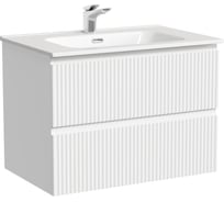 Тумба подвесная Sancos Snob R 690x445x500, 2 ящика с доводчиками, Bianco, SNR70W