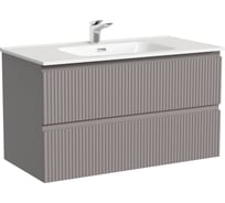 Тумба подвесная Sancos Snob R 890x445x500, 2 ящика с доводчиками, Doha Soft, SNR90SM