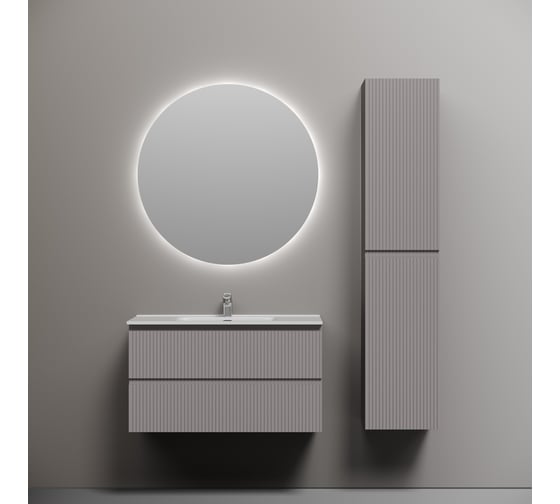 Тумба подвесная Sancos Snob R 890x445x500, 2 ящика с доводчиками, Doha Soft, SNR90SM