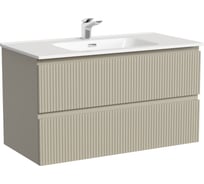 Тумба подвесная Sancos Snob T 890x445x500, 2 ящика с доводчиками, Beige Soft, SNT90CE