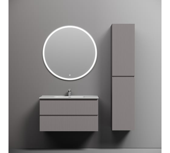 Тумба подвесная Sancos Snob T 890x445x500, 2 ящика с доводчиками, Doha Soft, SNT90SM