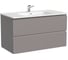 Тумба подвесная Sancos Snob T 890x445x500, 2 ящика с доводчиками, Doha Soft, SNT90SM 1