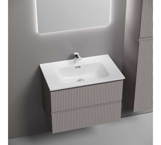 Тумба подвесная Sancos Snob T 690x445x500, 2 ящика с доводчиками, Doha Soft, SNT70SM