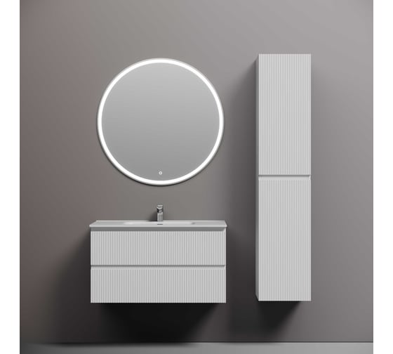 Тумба подвесная Sancos Snob T 890x445x500, 2 ящика с доводчиками, Bianco, SNT90W