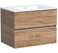 Тумба подвесная Sancos Urban 690x450x550, 2 ящика с доводчиками, дуб чарльстон UR70ECH