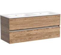 Тумба подвесная Sancos Urban 1190x450x550, 2 ящика с доводчиками, дуб чарльстон U UR120-2ECH