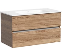 Тумба подвесная Sancos Urban 890x450x550, 2 ящика с доводчиками, дуб чарльстон, UR90ECH