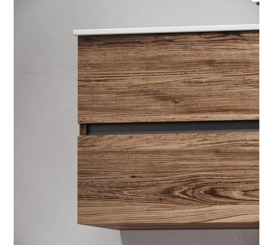 Тумба подвесная Sancos Urban 890x450x550, 2 ящика с доводчиками, дуб чарльстон, UR90ECH