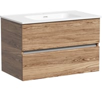 Тумба подвесная Sancos Urban 790x450x550, 2 ящика с доводчиками, дуб чарльстон, UR80ECH