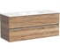 Тумба подвесная Sancos Urban 1190x450x550, 2 ящика с доводчиками, дуб чарльстон, UR120-1ECH 1