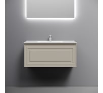 Тумба подвесная Sancos Very 890x445x406, c одним ящиком оснащенным доводчиками, Beige Soft VR90CE