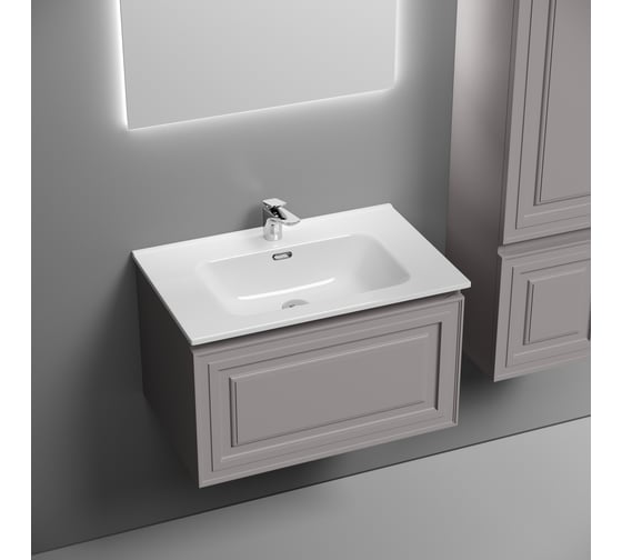 Тумба подвесная Sancos Very 690x445x406, c одним ящиком оснащенным доводчиками, Doha Soft VR70SM
