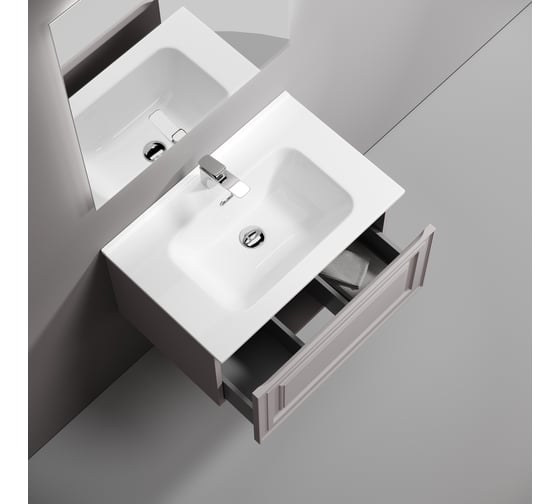 Тумба подвесная Sancos Very 690x445x406, c одним ящиком оснащенным доводчиками, Doha Soft VR70SM