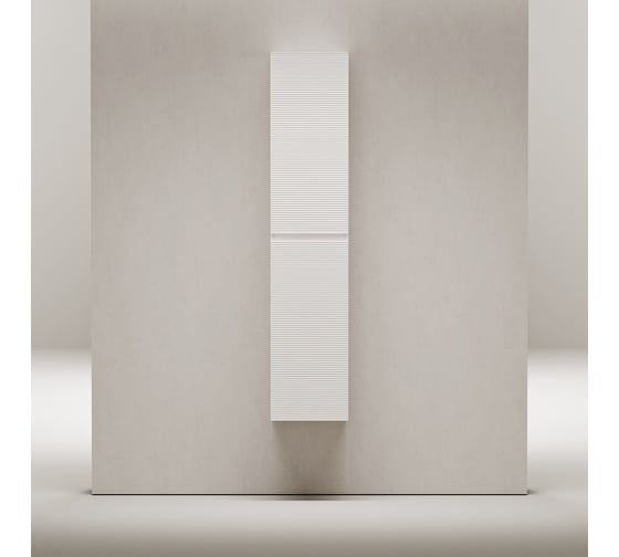 Шкаф-пенал подвесной Sancos Folk, 350x350x1650 мм, цвет Bianco, PFL35W