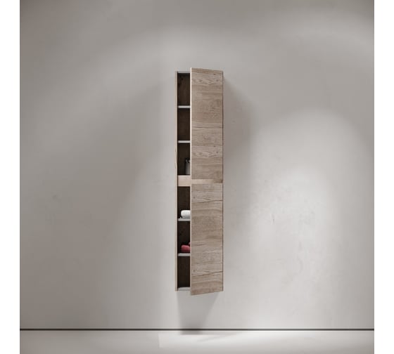 Шкаф-пенал напольный Sancos Libra Floor дуб галифакс натуральный, 350x300x1870 мм, PLB35FEG