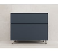 Тумба напольная под раковину Лима 100 Style Line ЛИМА 100 эмаль, 2 ящ., PLUS, графит, ЛС-00002349