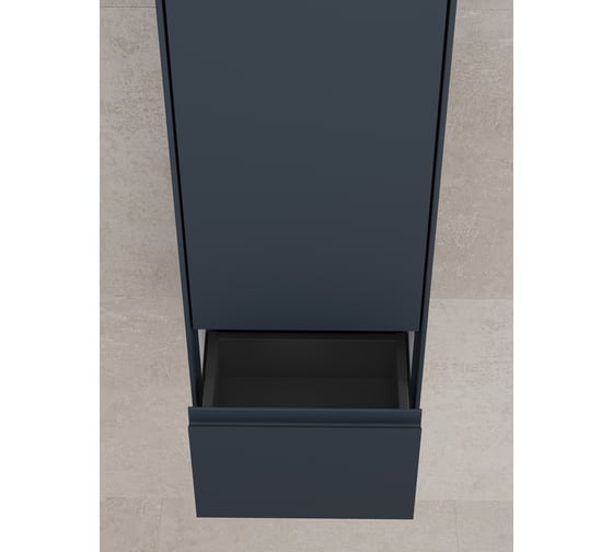 Пенал подвесной Style Line ЛИМА 36, 1 ящик, PLUS, эмаль, графит, ЛС-00002347