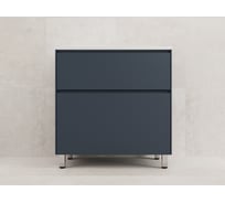 Тумба напольная под раковину Лима 80 Style Line ЛИМА 80 эмаль, 2 ящ., PLUS, графит, ЛС-00002351