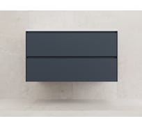 Тумба подвесная под раковину Лима 100 Style Line ЛИМА 100 эмаль, 2 ящ., PLUS, графит, ЛС-00002353