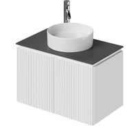 Тумба со столешницей подвесная BAND 80 804x477x510 Белый матовый Soft touch ИТАНА 4657836461299