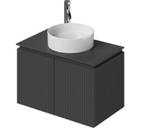 Тумба со столешницей подвесная BAND 80 804x477x510 Графит ИТАНА 4657836461305