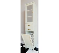 Колонна ValenHouse ЭЛЛИНА-400L слоновая кость, корзина, ясень ручки золото E40_КСLКЗ