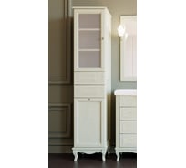 Колонна ValenHouse ЭЛЛИНА-400L слоновая кость, корзина, ясень ручки хром E40_КСLКХ