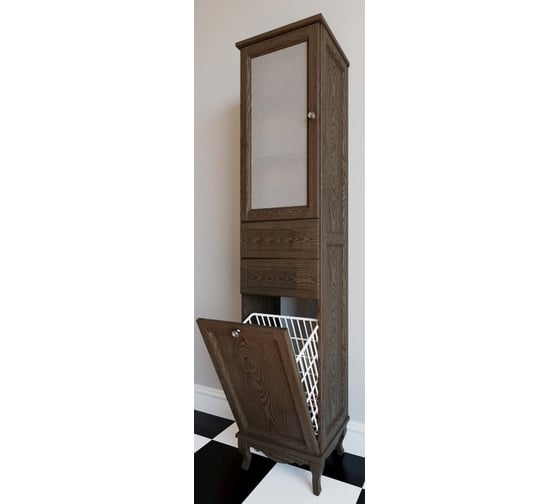 Колонна ValenHouse ЭЛЛИНА-400L кальяри, корзина, ясень ручки хром E40_ККLКХ