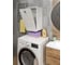 Шкаф SANTREK HOME 1 корзина, белый глянец, 300х557х300 мм 322170 1