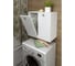 Шкаф SANTREK HOME 2 корзины, белый глянец, 590х557х300 мм 322169 1