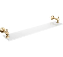 Полка Bagno&Associati сатиновое стекло, 60 см, бронза RE11492