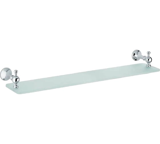 Полка Bagno&Associati сатиновое стекло, 60 см, хром RE11451