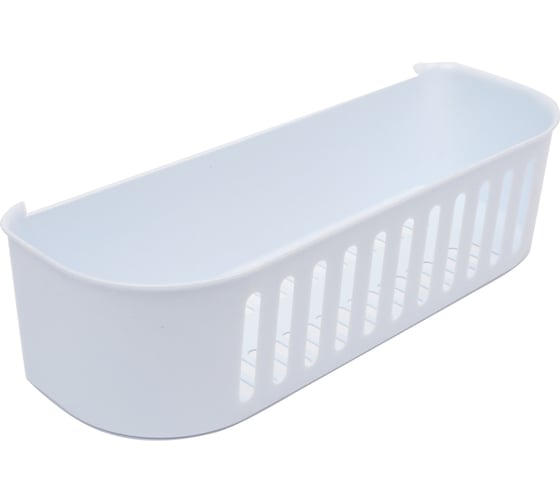 Полка для ванной комнаты Comfort Life Грация прямая, 2-х ярусная, белая 1/6 ЕК-515-01