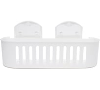 Полка для ванной комнаты Comfort Life Грация прямая, 1-х ярусная, белая 1/12 ЕК-513-01