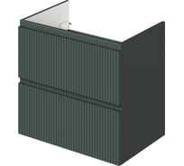 Тумба под раковину в ванную ИТАНА Kate 65 636х440х600 подвесная Велютто Авокадо 4657836466706