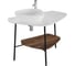Столешница VitrA PlurAl 100 см, матовый белый, левосторонняя 62571 1