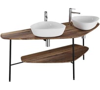 Столешница VitrA PlurAl 160 см, двойная, темный дуб 64043