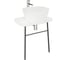 Столешница VitrA PlurAl 70 см, пристенная, низкая, матовый белый 62561 1