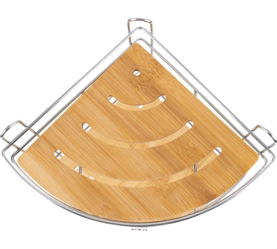 Трехъярусная полка Рыжий кот BAMBOO-05 угловая 195x195x485 см 101247