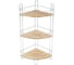 Трехъярусная полка Рыжий кот BAMBOO-05 угловая 195x195x485 см 101247 1
